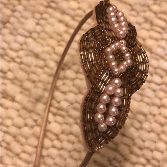 Hand Beaded Head Band 1960’s Style - Picture 1 of 5